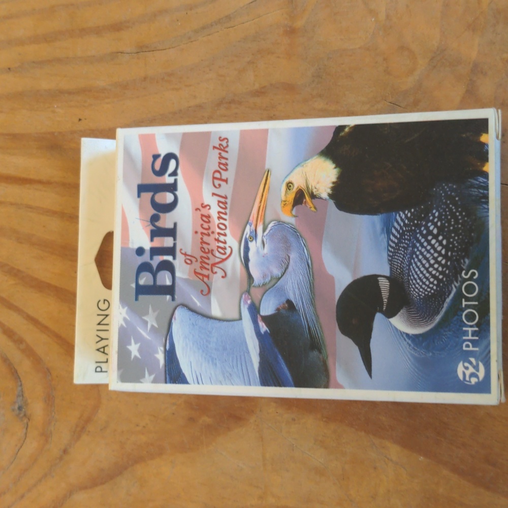 Birds of America's National Parks Playing Cards
